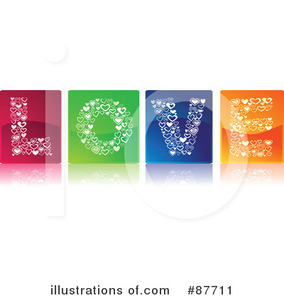 Royalty-Free (RF) Love Clipart Illustration by Qiun - Stock Sample #87711