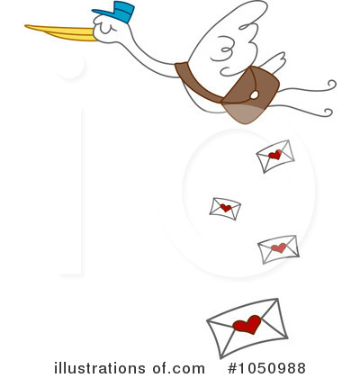 Royalty-Free (RF) Love Letter Clipart Illustration by BNP Design Studio - Stock Sample #1050988