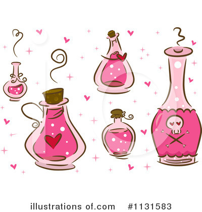 Royalty-Free (RF) Love Potion Clipart Illustration by BNP Design Studio - Stock Sample #1131583