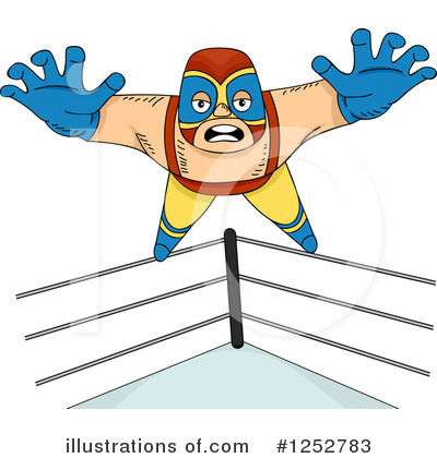 Royalty-Free (RF) Luchador Clipart Illustration by BNP Design Studio - Stock Sample #1252783