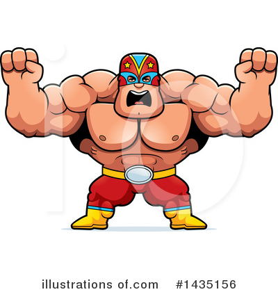 Royalty-Free (RF) Luchador Clipart Illustration by Cory Thoman - Stock Sample #1435156