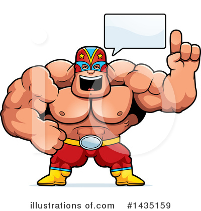 Royalty-Free (RF) Luchador Clipart Illustration by Cory Thoman - Stock Sample #1435159
