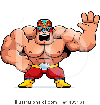 Royalty-Free (RF) Luchador Clipart Illustration by Cory Thoman - Stock Sample #1435161