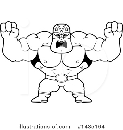 Royalty-Free (RF) Luchador Clipart Illustration by Cory Thoman - Stock Sample #1435164
