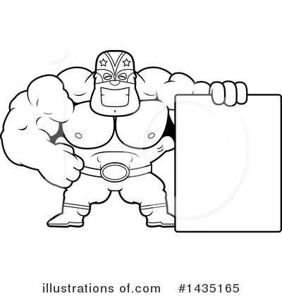 Royalty-Free (RF) Luchador Clipart Illustration by Cory Thoman - Stock Sample #1435165
