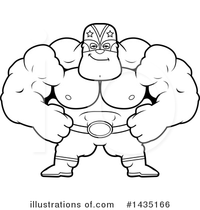 Royalty-Free (RF) Luchador Clipart Illustration by Cory Thoman - Stock Sample #1435166