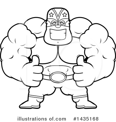 Luchador Clipart #1435168 by Cory Thoman