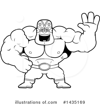 Royalty-Free (RF) Luchador Clipart Illustration by Cory Thoman - Stock Sample #1435169