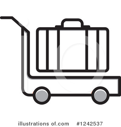 Royalty-Free (RF) Luggage Clipart Illustration by Lal Perera - Stock Sample #1242537