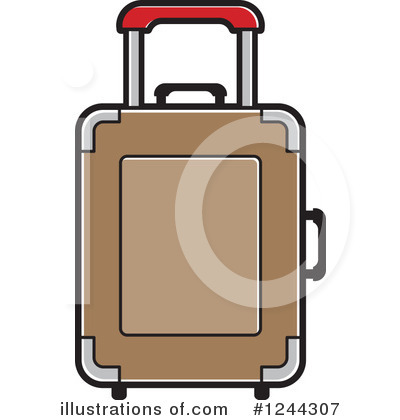 Royalty-Free (RF) Luggage Clipart Illustration by Lal Perera - Stock Sample #1244307