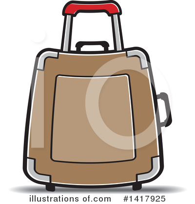 Suitcase Clipart #1417925 by Lal Perera