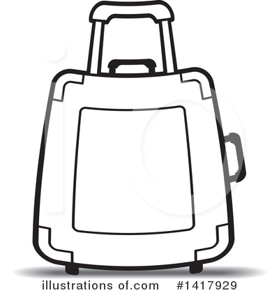Royalty-Free (RF) Luggage Clipart Illustration by Lal Perera - Stock Sample #1417929