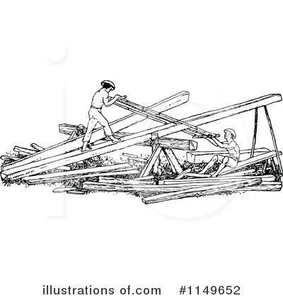 Royalty-Free (RF) Lumber Clipart Illustration by Prawny Vintage - Stock Sample #1149652