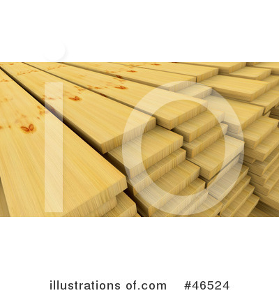 Royalty-Free (RF) Lumber Clipart Illustration by KJ Pargeter - Stock Sample #46524