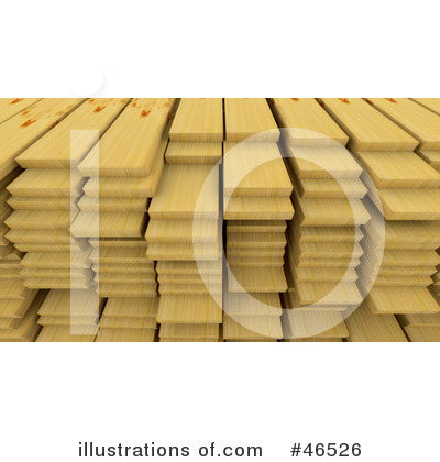 Royalty-Free (RF) Lumber Clipart Illustration by KJ Pargeter - Stock Sample #46526