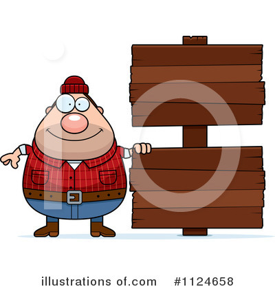 Royalty-Free (RF) Lumberjack Clipart Illustration by Cory Thoman - Stock Sample #1124658