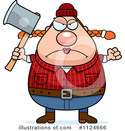 Royalty-Free (RF) Lumberjack Clipart Illustration by Cory Thoman - Stock Sample #1124666