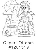Lumberjack Clipart #1201519 by visekart
