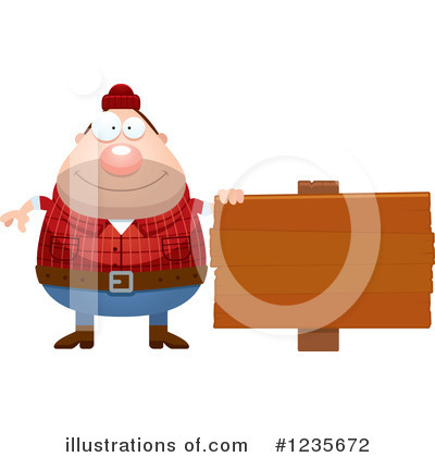 Lumberjack Clipart #1235672 by Cory Thoman