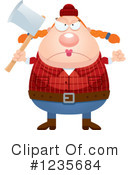 Lumberjack Clipart #1235684 by Cory Thoman
