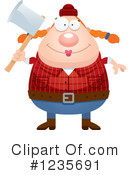 Lumberjack Clipart #1235691 by Cory Thoman