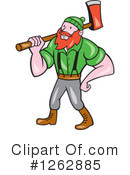 Lumberjack Clipart #1262885 by patrimonio