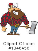 Lumberjack Clipart #1346456 by toonaday