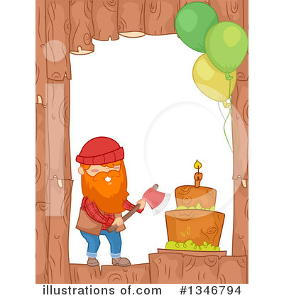 Royalty-Free (RF) Lumberjack Clipart Illustration by BNP Design Studio - Stock Sample #1346794
