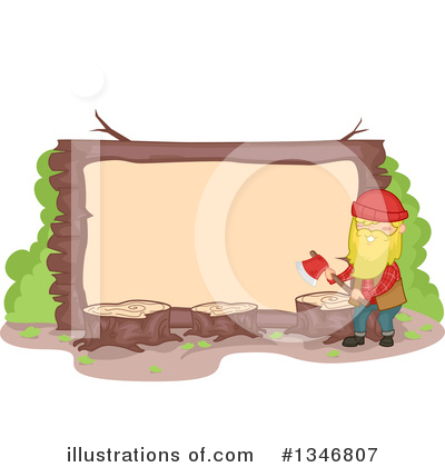 Lumberjack Clipart #1346807 by BNP Design Studio
