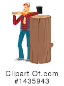 Lumberjack Clipart #1435943 by BNP Design Studio