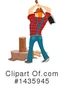 Lumberjack Clipart #1435945 by BNP Design Studio