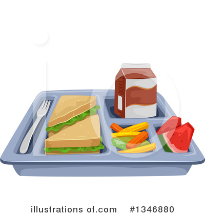 Royalty-Free (RF) Lunch Clipart Illustration by BNP Design Studio - Stock Sample #1346880
