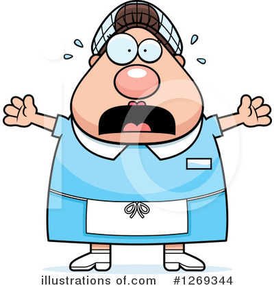 Royalty-Free (RF) Lunch Lady Clipart Illustration by Cory Thoman - Stock Sample #1269344