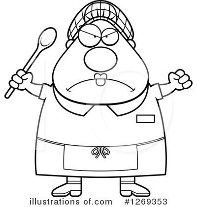 Lunch Lady Clipart #1269353 by Cory Thoman
