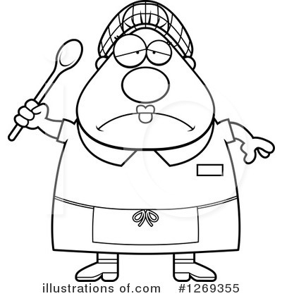Royalty-Free (RF) Lunch Lady Clipart Illustration by Cory Thoman - Stock Sample #1269355