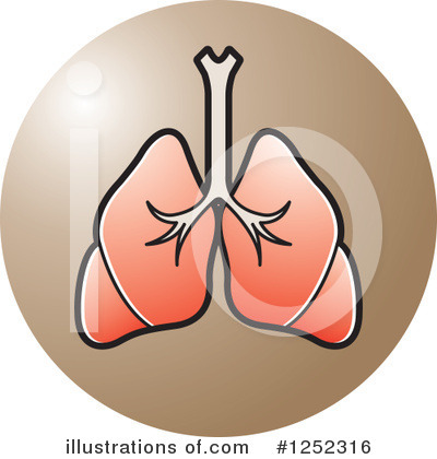 Royalty-Free (RF) Lungs Clipart Illustration by Lal Perera - Stock Sample #1252316