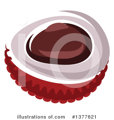 Royalty-Free (RF) Lychee Clipart Illustration by Vector Tradition SM - Stock Sample #1377621