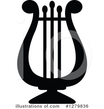 Lyre Clipart #1279836 by Vector Tradition SM