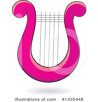 Royalty-Free (RF) Lyre Clipart Illustration by cidepix - Stock Sample #1435448