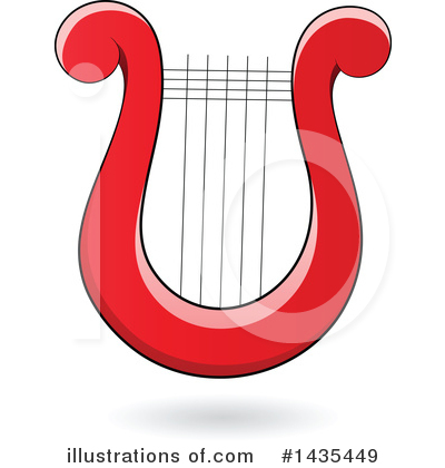 Royalty-Free (RF) Lyre Clipart Illustration by cidepix - Stock Sample #1435449