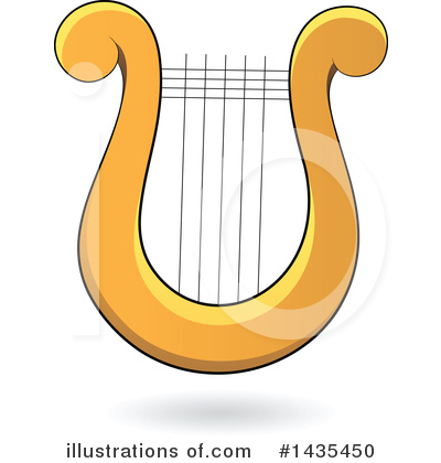 Royalty-Free (RF) Lyre Clipart Illustration by cidepix - Stock Sample #1435450