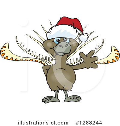 Royalty-Free (RF) Lyrebird Clipart Illustration by Dennis Holmes Designs - Stock Sample #1283244
