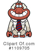 Macaque Clipart #1109705 by Cory Thoman