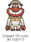 Macaque Clipart #1109717 by Cory Thoman