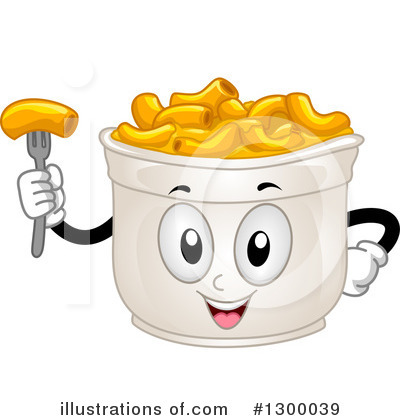 Royalty-Free (RF) Macaroni And Cheese Clipart Illustration by BNP Design Studio - Stock Sample #1300039
