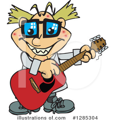 Royalty-Free (RF) Mad Scientist Clipart Illustration by Dennis Holmes Designs - Stock Sample #1285304