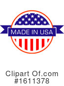 Made In America Clipart #1611378 by Vector Tradition SM