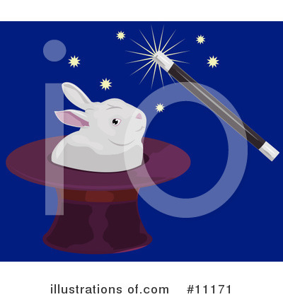 Magician Clipart #11171 by AtStockIllustration