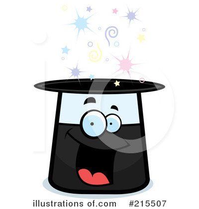 Royalty-Free (RF) Magic Hat Clipart Illustration by Cory Thoman - Stock Sample #215507