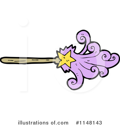 Royalty-Free (RF) Magic Wand Clipart Illustration by lineartestpilot - Stock Sample #1148143